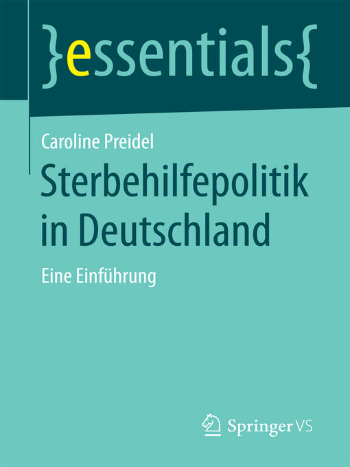 Title details for Sterbehilfepolitik in Deutschland by Caroline Preidel - Available